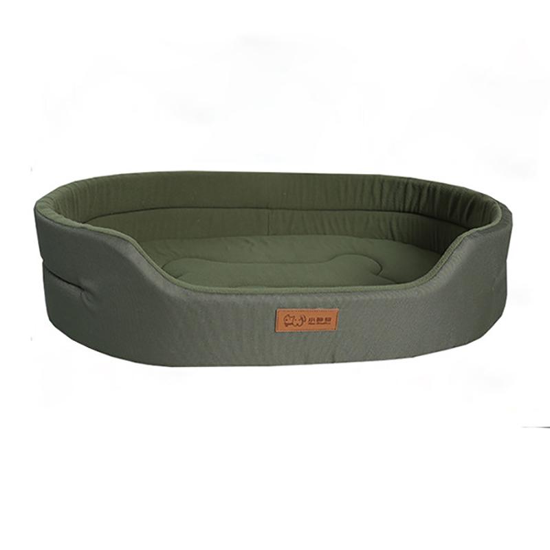 Fleece Hundeseng Vinter Høst Varm Seng for Katt Liten Middels Stor Kjæledyr Sofa Valp Oxford Klut Soveunderlag for Hund