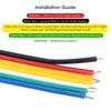 47in 12V Universal RGB Flowing LED Car Tail Trunk Tailgate Strip Light Brake Driving Turn Signal