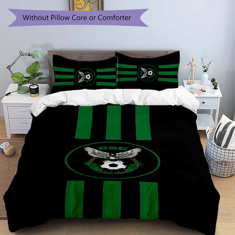 CSC 3pcs Bedding Set Duvet Cover Closure Includes 1 Duvet Cover & 2 Pillowcases for All Seasons Bedroom Home Dorm Decor