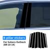 Carbon Fiber Style B Pillar Window Trim Sticker for Subaru Forester XV Outback