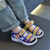 Boys' Summer Sandals Anti-Slip Soft Bottom Velcro Casual Beach Shoes Girls' Baby Shoes Comfortable PVC Material Easy to Wear