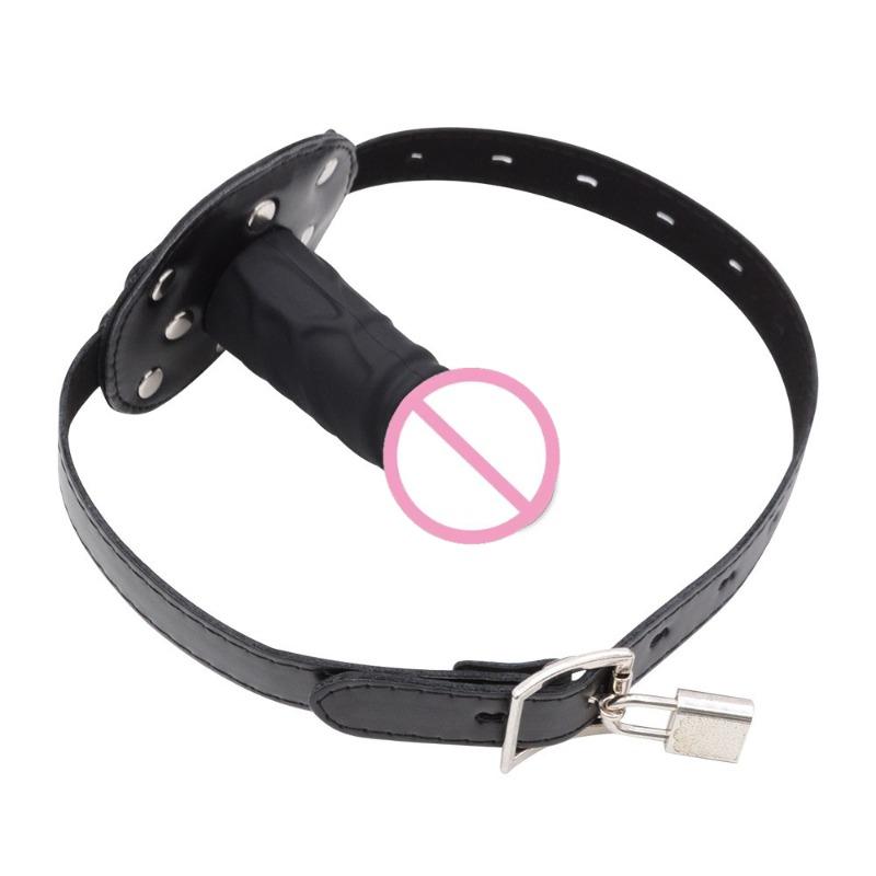 SM Props Silicone Cock Mouth Plug – Deep Throat Gag Ball for Bondage &  Play