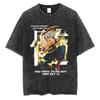 Anime Demon Slayer Rengoku Kyoujurou Graphic Printed Tshirt Men Women Manga T-shirts Washed Cotton Tee Harajuku Male T Shirt