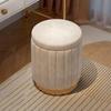 Makeup Stools Light Luxury Round Stools Chairs Bedrooms Sofas Side Stools Dressing Stool Vanity Ottomans Storage Bench