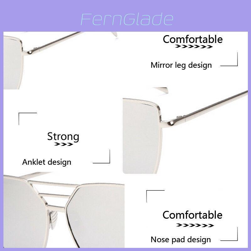 Fashion Women Aviator Mirror Lens Steampunk Sunglasses With Vintage Retro Charm