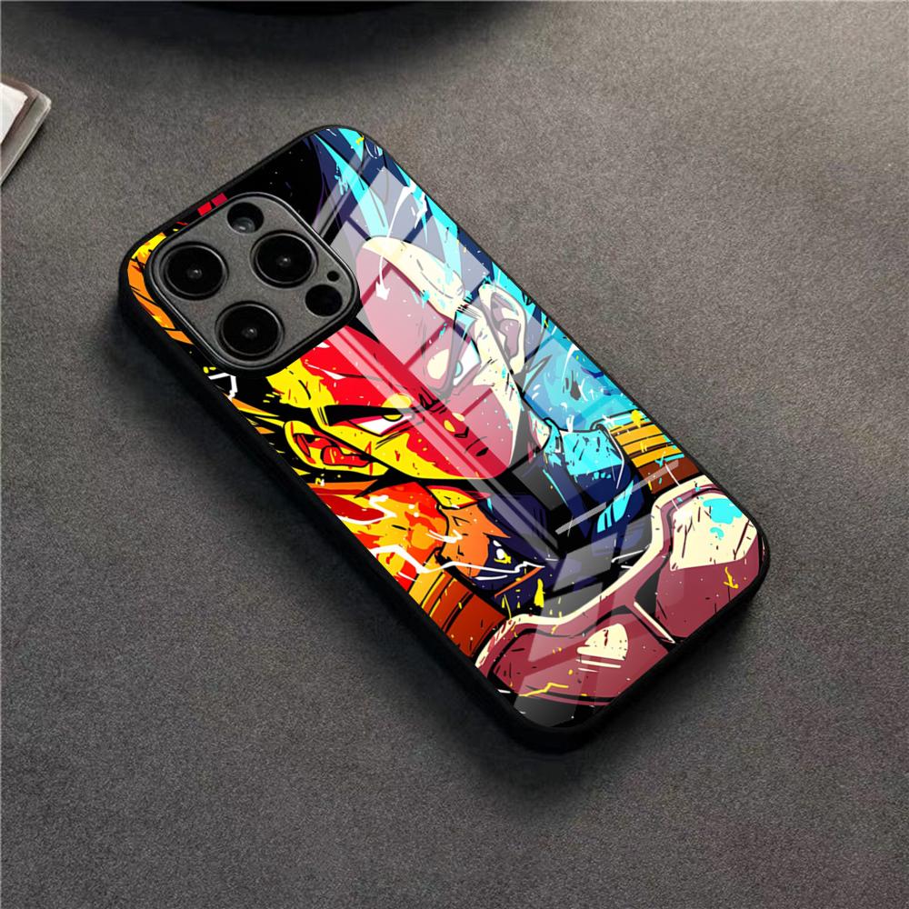 

Vegeta Dragons IV G-Gokus Phone Case For 17 Pro Max IPhone 16 Pro 14 12 11 13 Mini X XR XS 15 Plus SE Glass Cover iPhone 17Pro