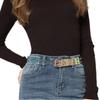 Durablity Transparent Waist Belt Adjustable Length Clear Belt for Girl Women Decorative Waist Belt for Coat Skirts Jeans