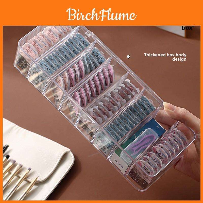 Large Capacity Contact Lens Storage Box With Dividers For Bedroom Organization