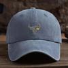 Washed Cotton Peaked Cap  For Man Women Hiking Fishing Vacation Exploration