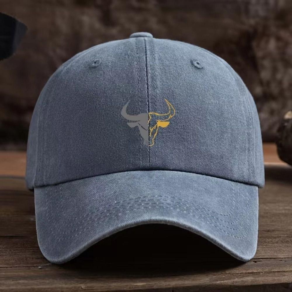 Washed Cotton Peaked Cap For Man Women Hiking Fishing Vacation Exploration