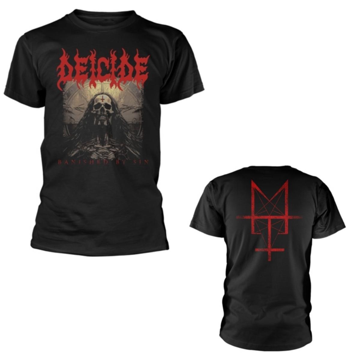 

New Deicide Band Graphic Cotton T-shirt Unisex Summer Short Sleeve Fashion Brand Tee Luxury Casual Vintage Retro Top 4XL