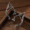 Popular Gold Color Elf Flower Leaf Ear Clip Women Cute Jewelry Accessories Fairy Clip Earrings Wedding Girls Jewelry Gifts