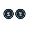 2pcs Car Water Cup Pad Car Coaster Anti-Slip Drink Holder Interior Mat For BMW 50th Anniversary E39 E46 E90 E60 F10 F11 F20 F30 WE5