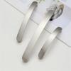 Bright Chrome Furniture Cabinet Handle Modern Minimalist Kitchen Door Knob Brushed Drawer Wardrobe Door Pull Hardware Dress Knob