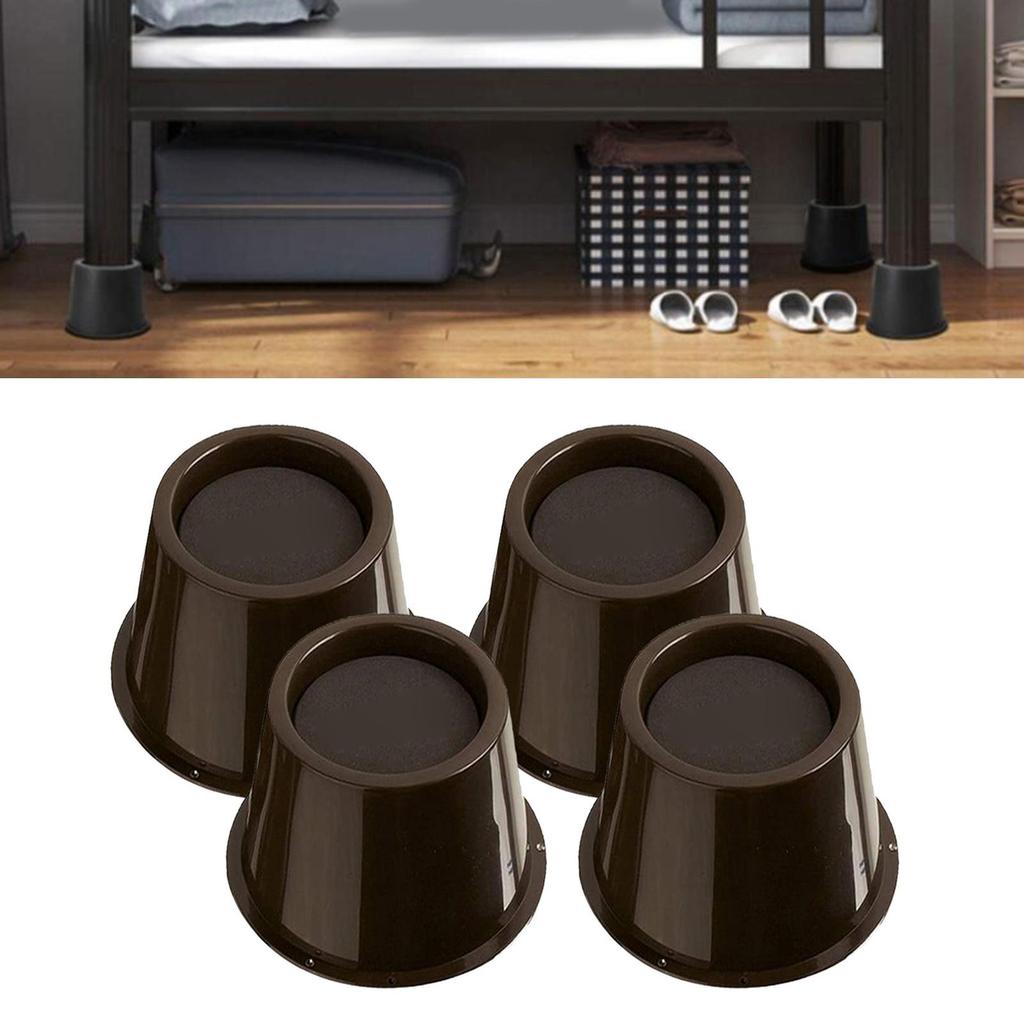4Pcs Home Cabinet Furniture Legs Lifting Increased Feet Pad Luminous Non-Slip Heavy Duty Appliance Bed Riser Floor