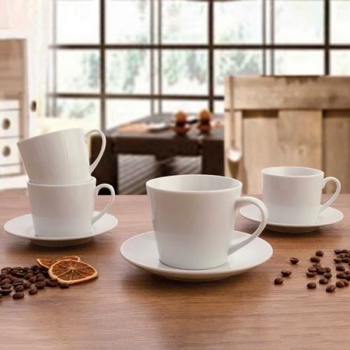 Ensemble De Tasses À Café - Quid - Revova - 12 Pcs - 22 Cl - Céramique - Blanc