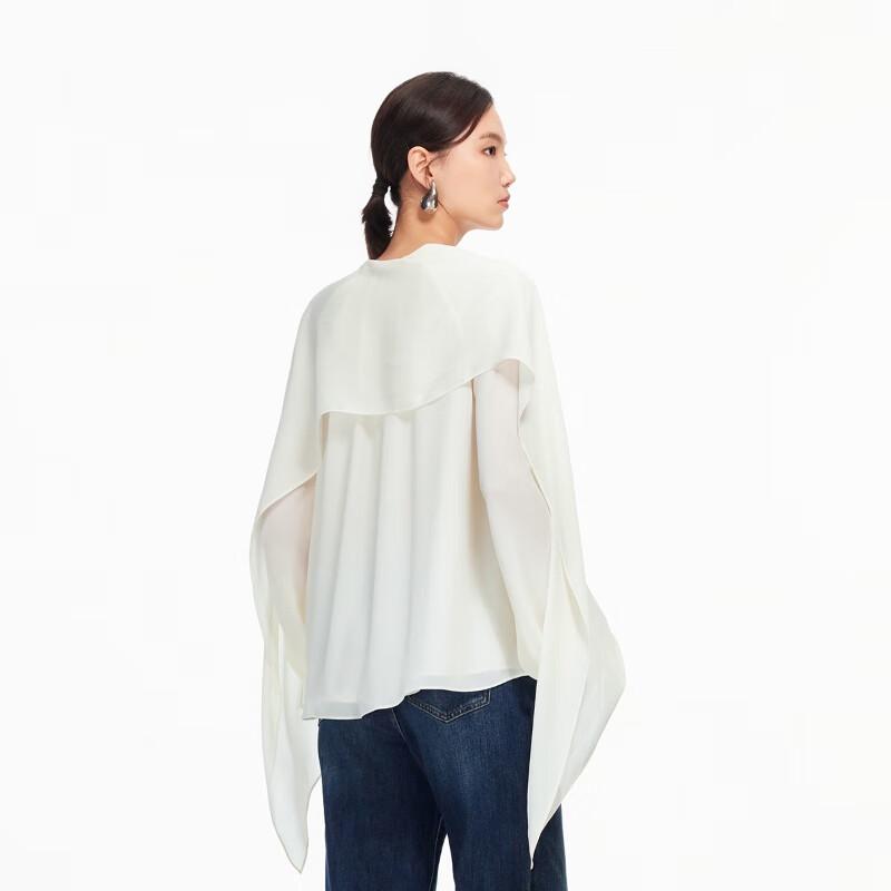 VEROMODA Rhinestone Tie-Neck Blouse