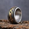 Vintage Style Bold Totem Stainless Steel Ring Fashion Accessory
