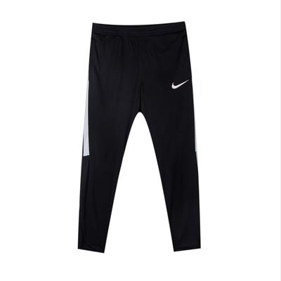 Color Block Logo Design Versatile Knitted Sports Pants Men Bottoms Black 838752-010