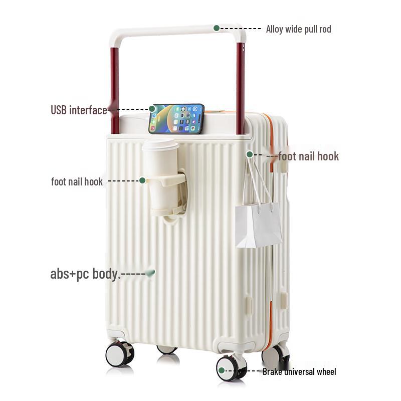 SHERIDAN Front-Opening Spinner Luggage