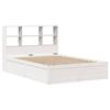 VidaXL Cadre de lit sans matelas blanc 140x200 cm bois de pin massif, lit, cadre de lit en bois massif, meuble de chambre à 3323456