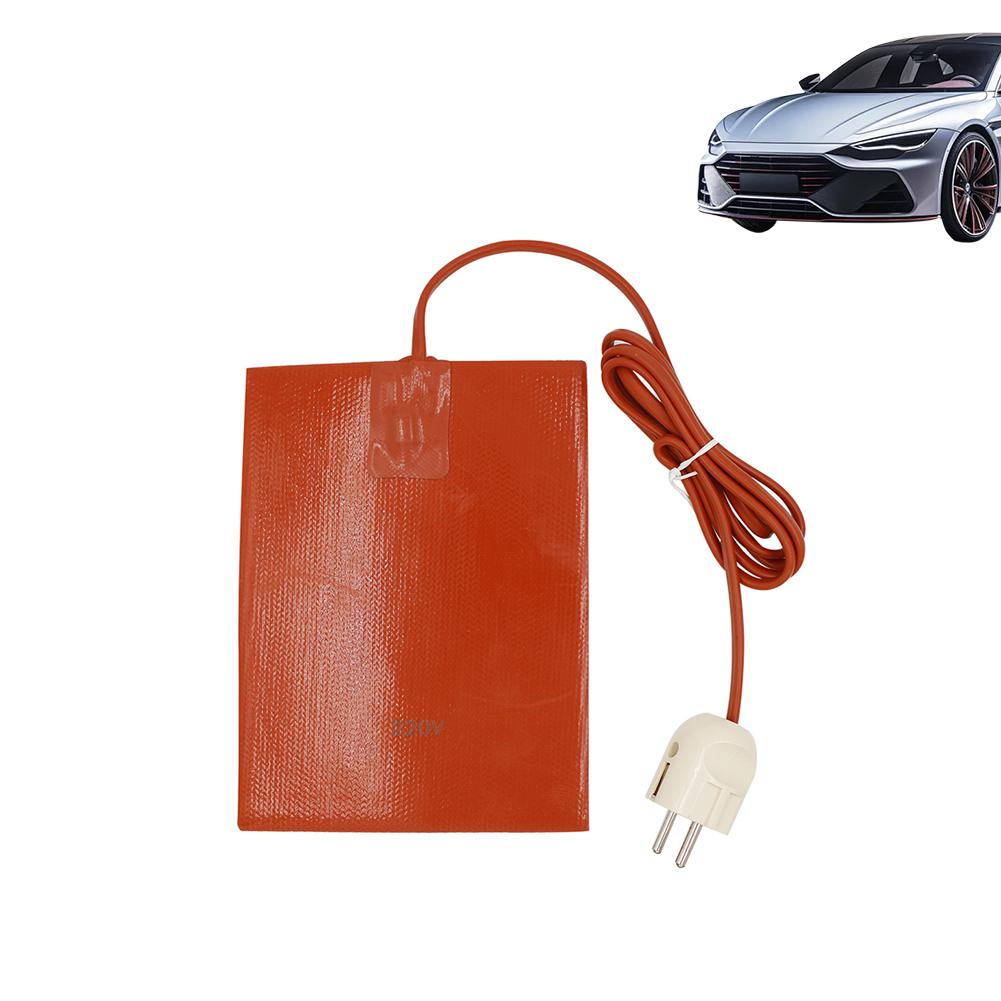

90x130mm Oil Pan Heater Pad - Universal Anti-Freeze & Anti-Condensation Heating Plate For Engine Warmth A S