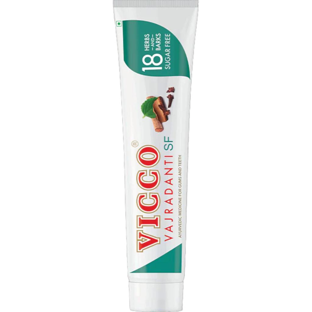 Vicco Vajradanti Sugar-Free Toothpaste 160g Pack of 3 for Healthy Strong Gums & Fresh Breath