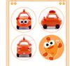 Pinkfong Babyshark Mini Metal Car Pinkfong Daddy Mommy Baby William