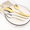 Vintage Gold 24Pcs Dinnerware Set Stainless Steel Tableware Set Knife Fork Spoon Silverware Kitchen Colorful Cutlery Set