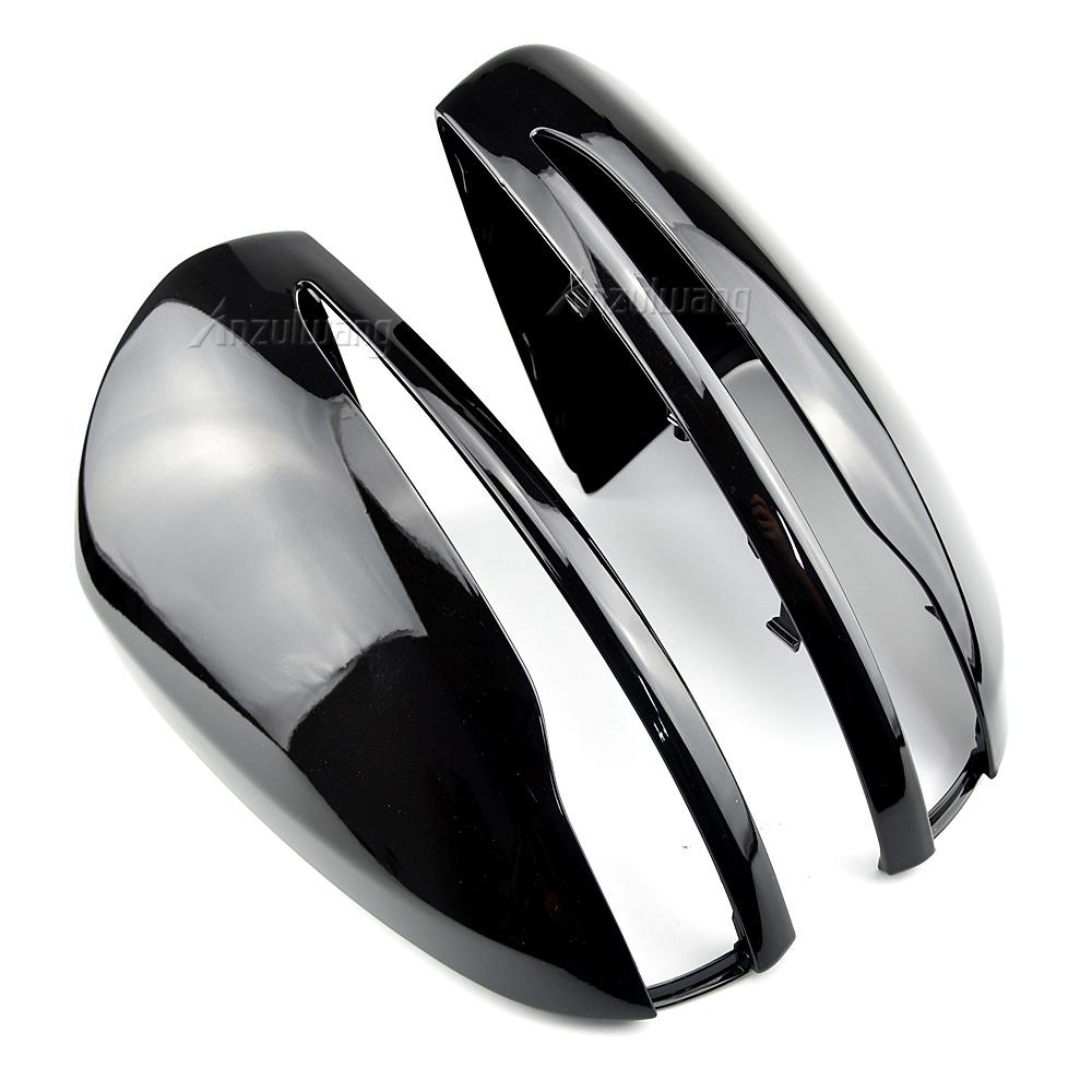 Carbon Fiber Pattern Side Mirror Cover Cap Replacement For Mercedes-Benz C S E GLC W205 W253 W222 W213 W238 X253 only for