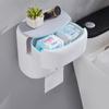 Paper towel rack storage rack suction box wall mounted waterproof roll paper rack without punching bathroom accessories