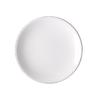 Huihuang 10-inch Round White Ceramic Plate