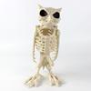 Halloween Decoration Mini Skeleton Bone Statues Poseable Rat Dog Spider Cat Owl Skeleton Figurine for Haunted House Party Decor
