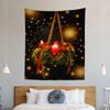 Christmas Tree Decoration Printed Pattern Tapestry Home Living Room Bedroom Wall Decoration Background Cloth Tapestry 230x180cm