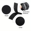 50 pairs of Strong Self-Adhesive, Black Non-Slip Straps, Removable Without Traces Or Damage,for Furniture And Office Sofa Use