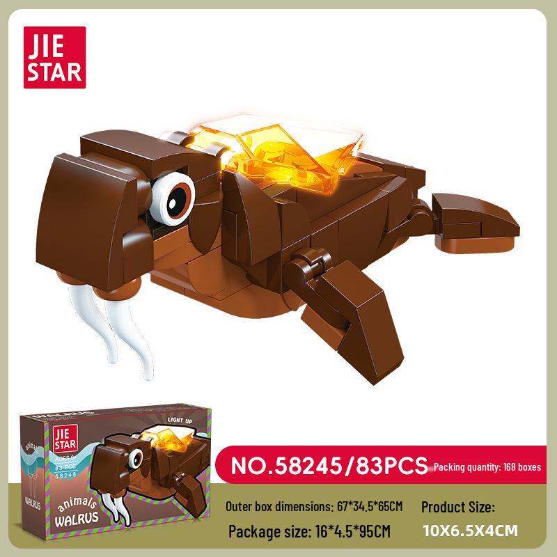 Jie Xing Educational Insect & Marine Animal Stacking Blocks Toy