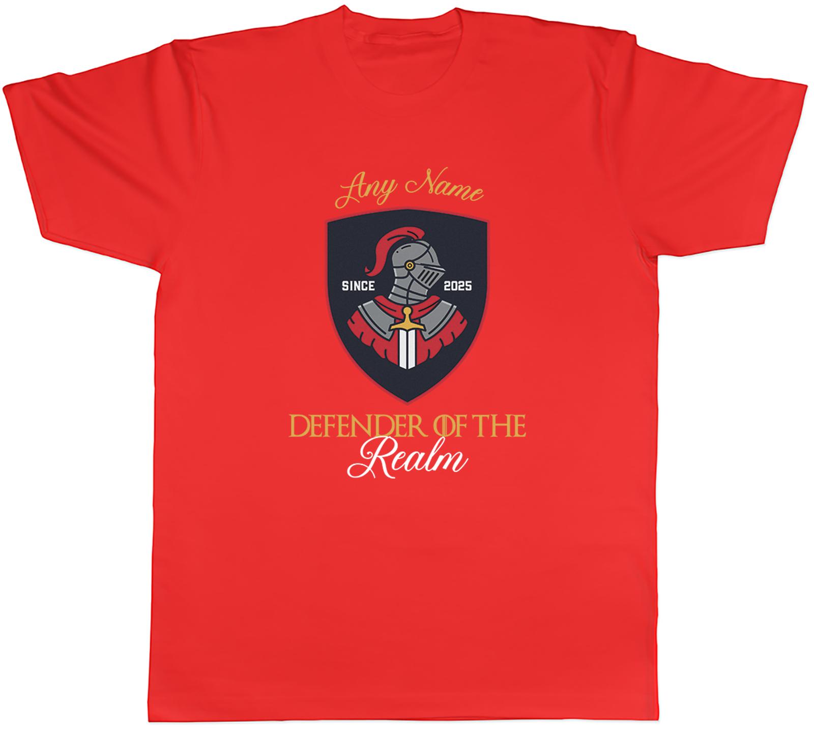 Personalised Medieval Knight Unisexs TShirt Tee Gift Top S
