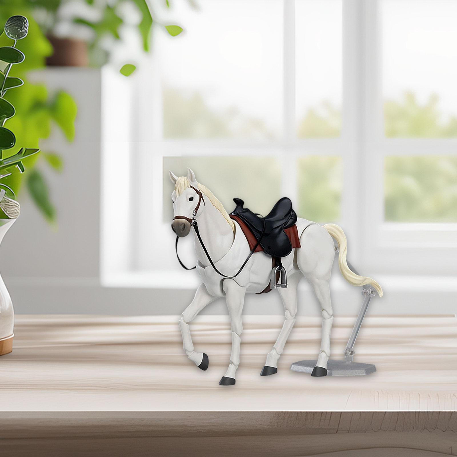 

Decorative Horse Figure for Home And Diorama Layouts білий