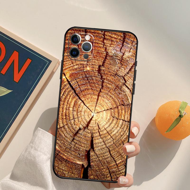 Pattern Wood Textures Funda Case For iPhone 16 15 14 Pro Max 11 12 13 Pro Max Mini XR 16 15 Plus 16e Phone Cover