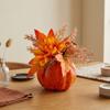 Realistic Fall Artificial Pumpkin Floral Autumn Colors Pumpkin Table Decor Faux Flowers  Halloween