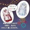 Uccellino Gothic Japanese Maid Outfit with Moe Lolita Kimono Halloween Cosplay Size Ribbon, Sleeves, Apron, (Red, XL)