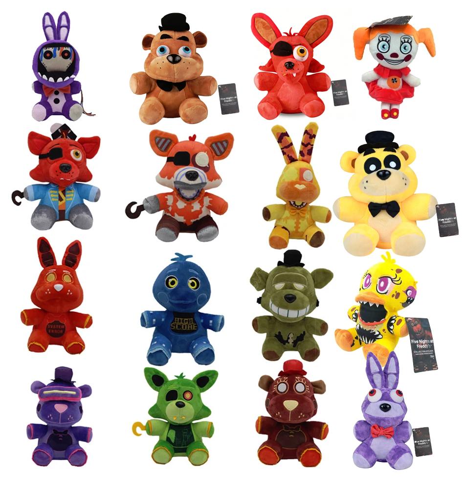 New 18 CM Five Nights at Freddy's FNAF Plush Toy Stuffed Bear Rabbit Game Toys Kids Birthday Christmas Gift