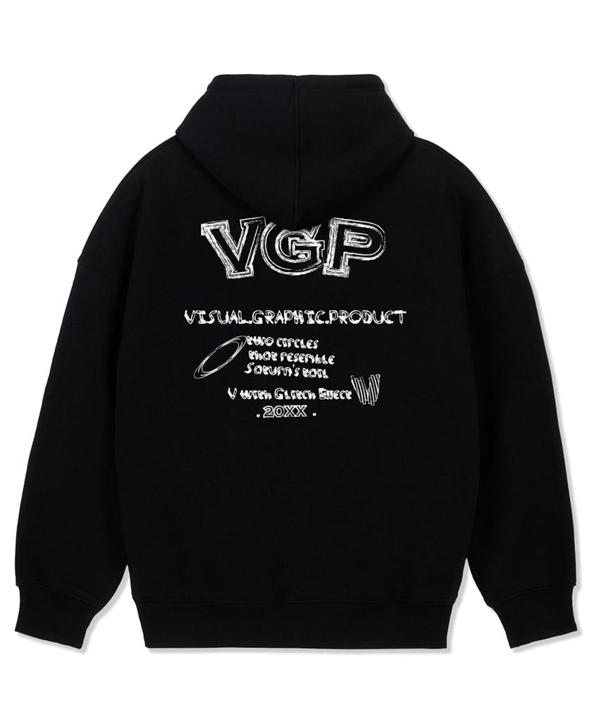 Drawing Logo Hoodie Black