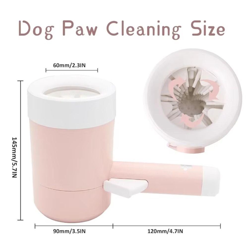 Automatic Dog Paw Cleaner Cup Soft Silicone Dog Feet Washer Pet Foot Washing Cup  Dirty Paw