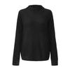 Womens Fashion Solid Long Sleeve Sweater Loose Turtleneck knitting Sweater