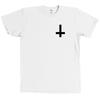 Umgekehrtes auf den Kopf gestelltes Kreuz T-Shirt NEU MIT ETIKETT Unisex T-Shirt