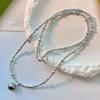Chinese-style Retro Design, High-quality, High-gloss Artificial Crystal Pearl Sweater Chain Necklace Pendant