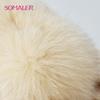 SOMALER Winter Real Fox Fur Hats for Women Fur Pompom Ear Protect Caps Warm Lined Knitted Fur Beanies Fashion Russian Hat