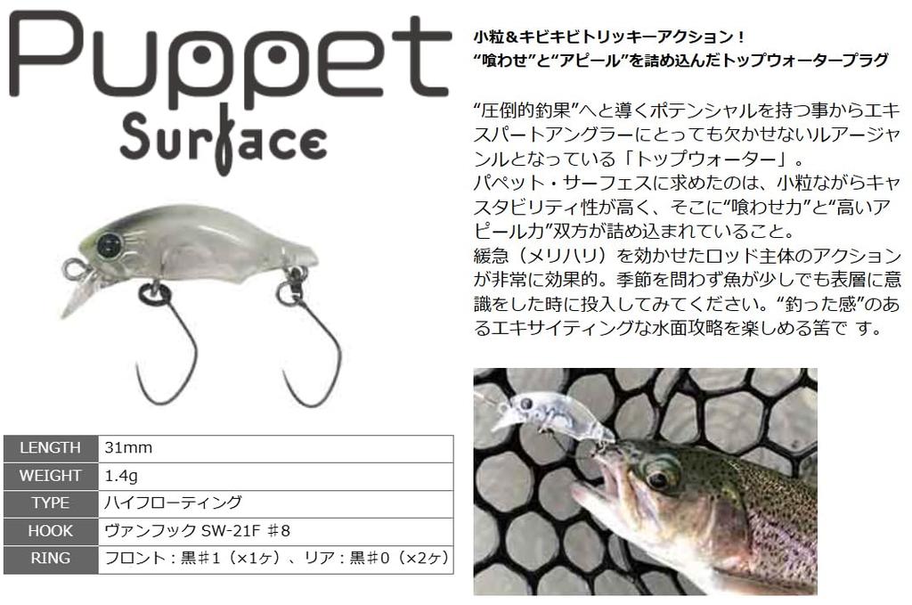 SMITH LTD Puppet Surface 22 Surface Smelt