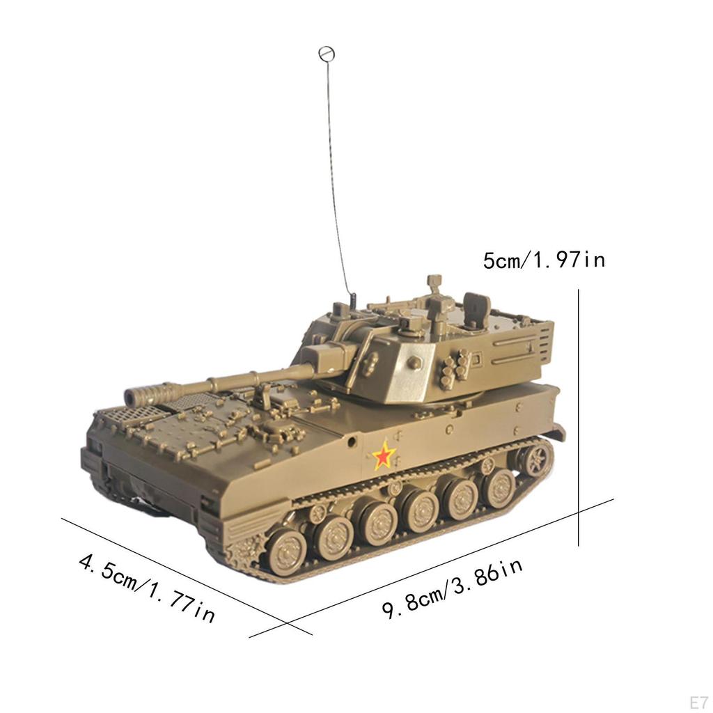 1/72 Panzermodell DIY Zusammenbauen 4D für Kinder Erwachsene Simulation Bauspielzeug Sammlerstücke